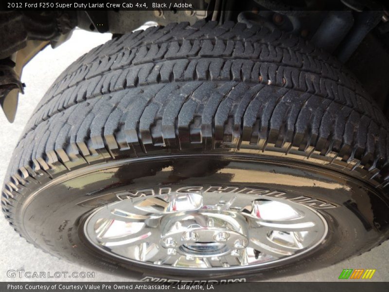 Black / Adobe 2012 Ford F250 Super Duty Lariat Crew Cab 4x4