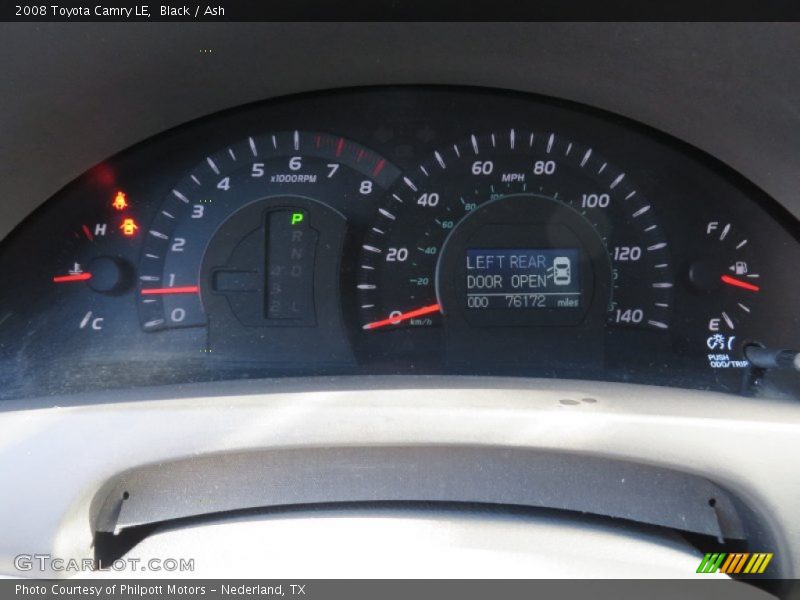 Black / Ash 2008 Toyota Camry LE