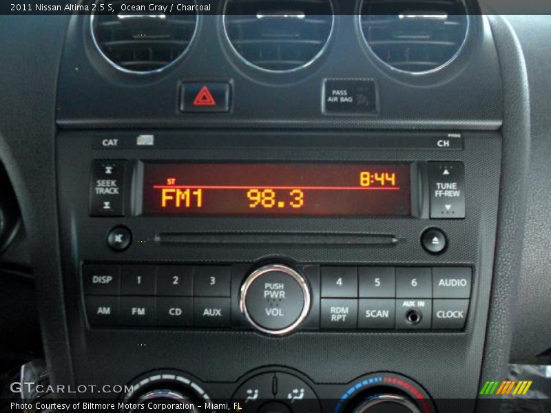 Ocean Gray / Charcoal 2011 Nissan Altima 2.5 S