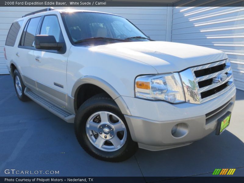 White Suede / Camel 2008 Ford Expedition Eddie Bauer