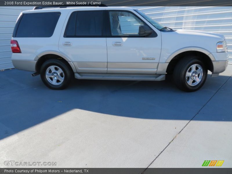 White Suede / Camel 2008 Ford Expedition Eddie Bauer