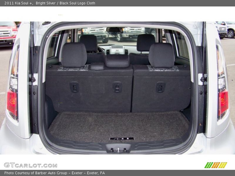 Bright Silver / Black Soul Logo Cloth 2011 Kia Soul +
