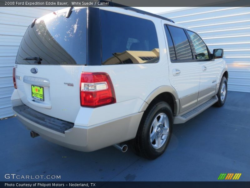 White Suede / Camel 2008 Ford Expedition Eddie Bauer