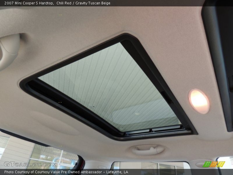 Chili Red / Gravity Tuscan Beige 2007 Mini Cooper S Hardtop