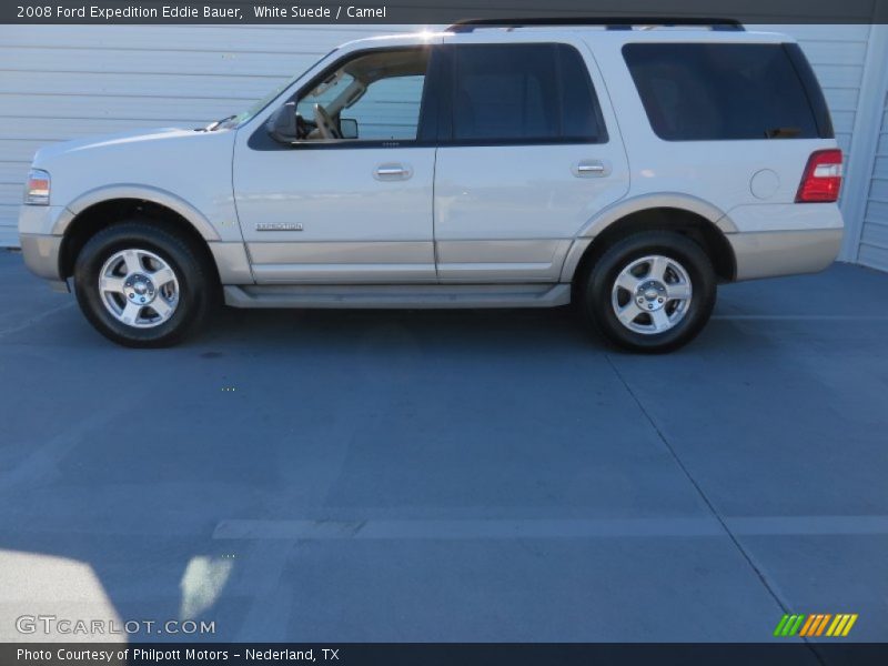 White Suede / Camel 2008 Ford Expedition Eddie Bauer