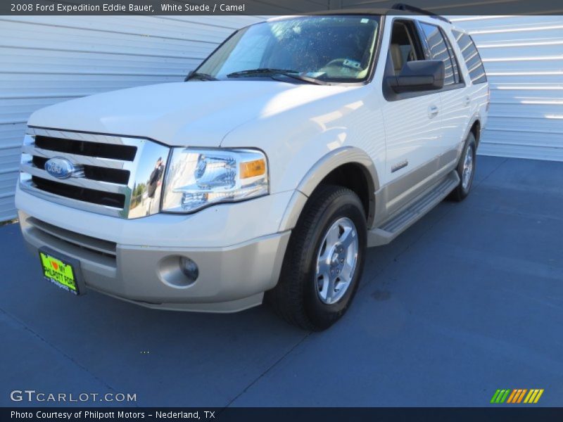 White Suede / Camel 2008 Ford Expedition Eddie Bauer