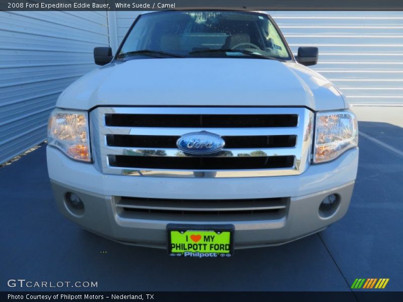 White Suede / Camel 2008 Ford Expedition Eddie Bauer