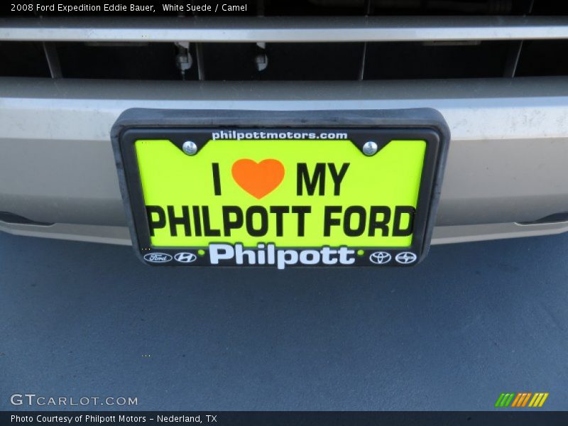 White Suede / Camel 2008 Ford Expedition Eddie Bauer