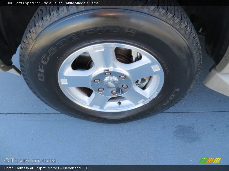 White Suede / Camel 2008 Ford Expedition Eddie Bauer