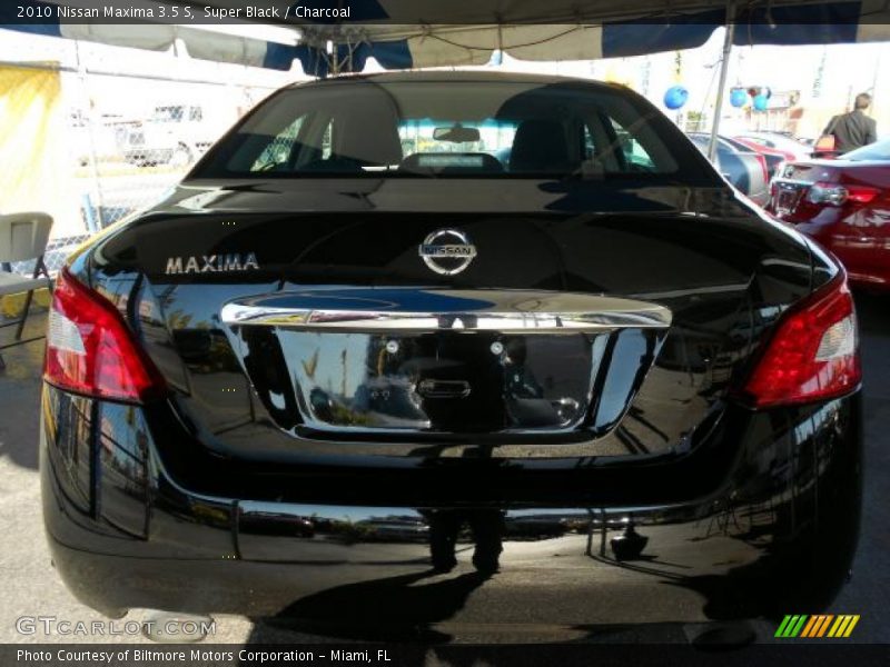 Super Black / Charcoal 2010 Nissan Maxima 3.5 S