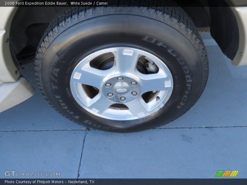 White Suede / Camel 2008 Ford Expedition Eddie Bauer