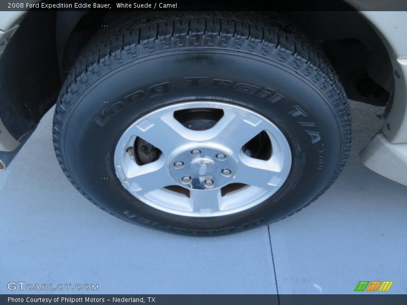 White Suede / Camel 2008 Ford Expedition Eddie Bauer