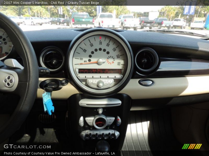 Chili Red / Gravity Tuscan Beige 2007 Mini Cooper S Hardtop
