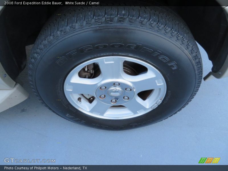 White Suede / Camel 2008 Ford Expedition Eddie Bauer