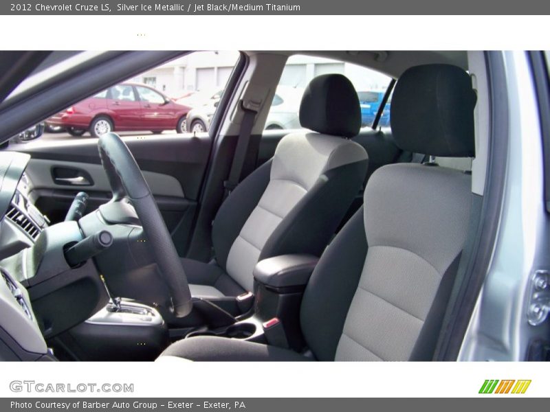 Silver Ice Metallic / Jet Black/Medium Titanium 2012 Chevrolet Cruze LS