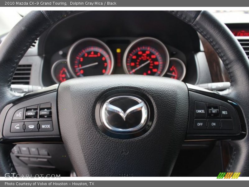 Dolphin Gray Mica / Black 2010 Mazda CX-9 Grand Touring