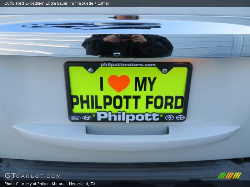 White Suede / Camel 2008 Ford Expedition Eddie Bauer