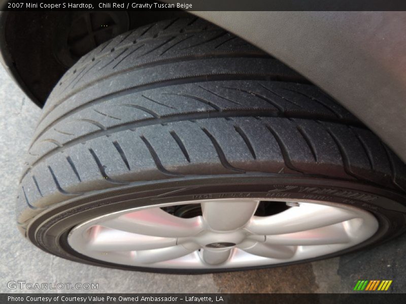 Chili Red / Gravity Tuscan Beige 2007 Mini Cooper S Hardtop