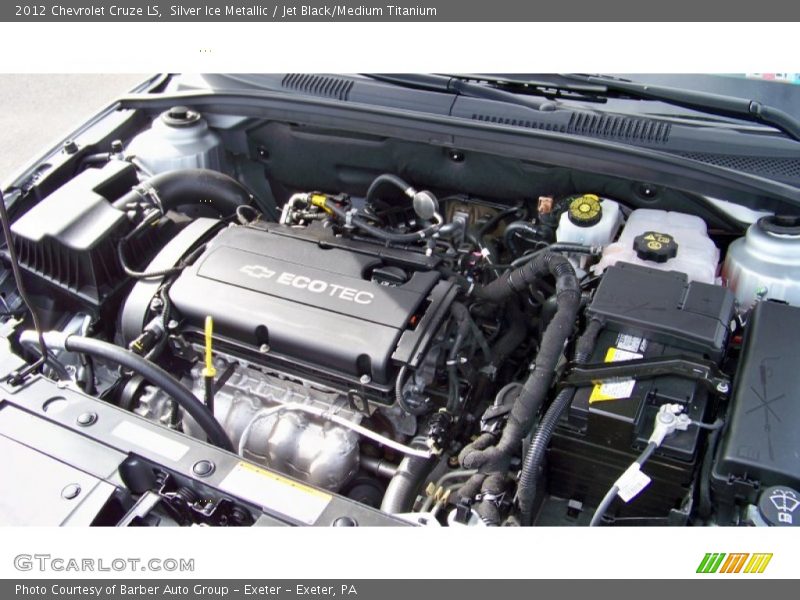 Silver Ice Metallic / Jet Black/Medium Titanium 2012 Chevrolet Cruze LS