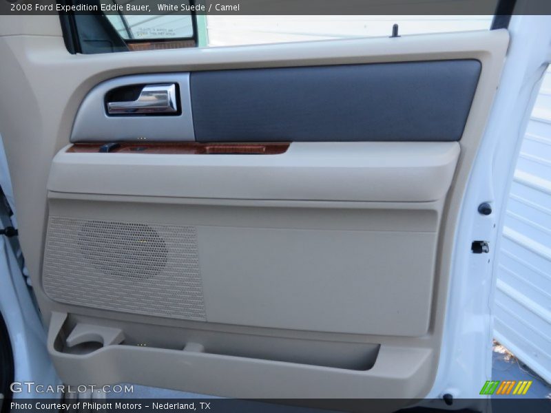 White Suede / Camel 2008 Ford Expedition Eddie Bauer