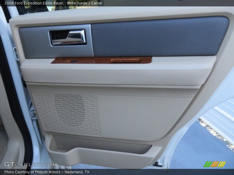 White Suede / Camel 2008 Ford Expedition Eddie Bauer