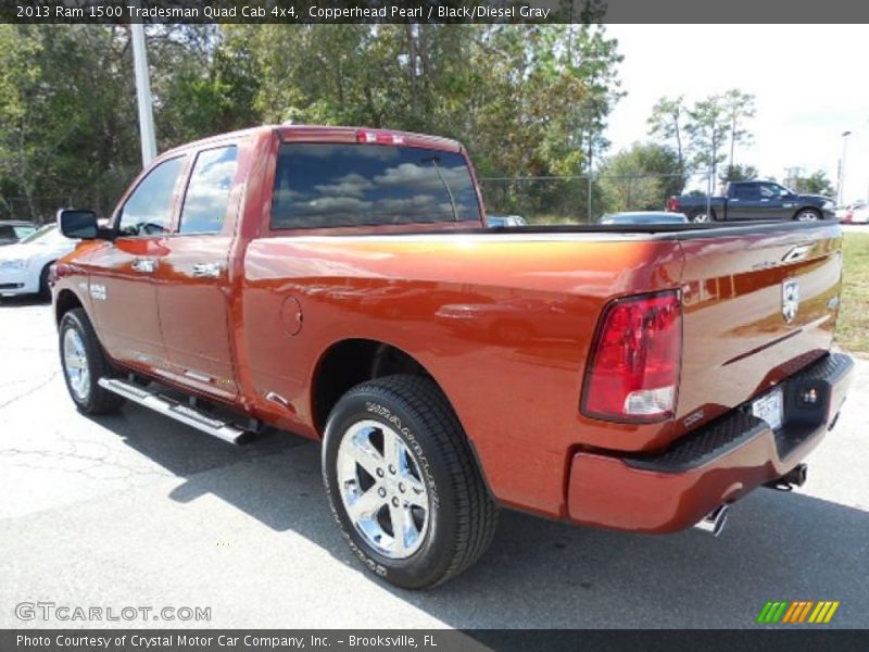 Copperhead Pearl / Black/Diesel Gray 2013 Ram 1500 Tradesman Quad Cab 4x4