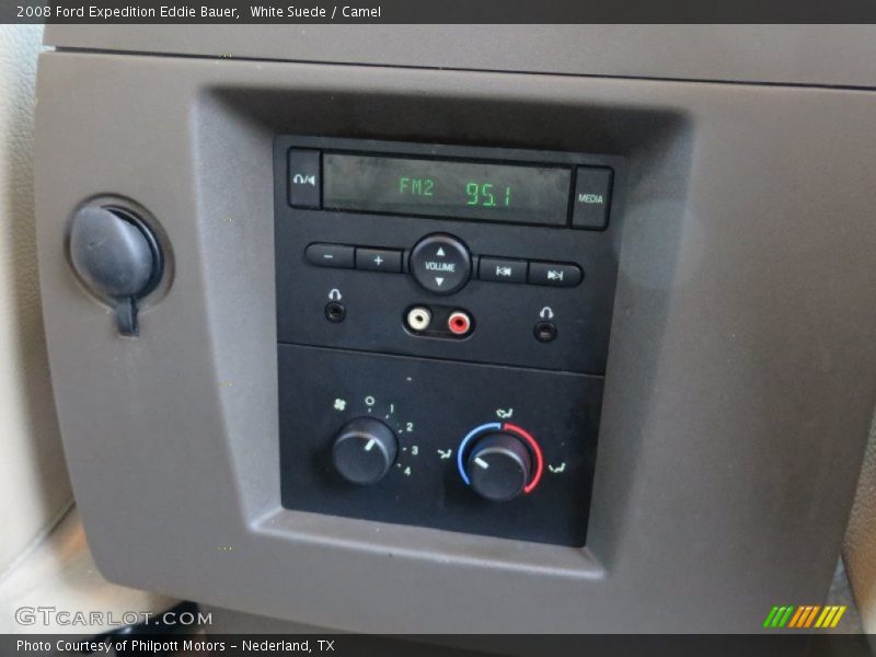 White Suede / Camel 2008 Ford Expedition Eddie Bauer