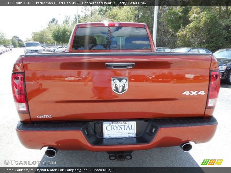 Copperhead Pearl / Black/Diesel Gray 2013 Ram 1500 Tradesman Quad Cab 4x4