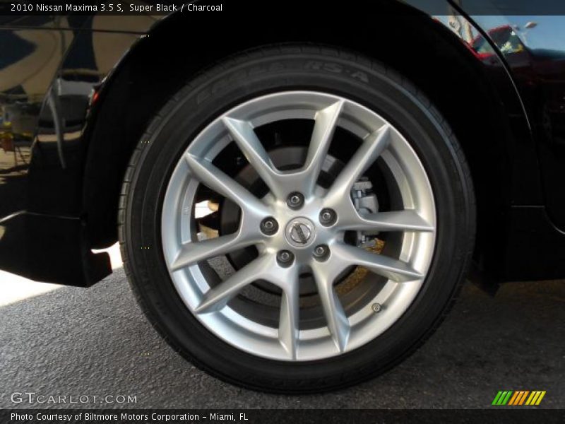 Super Black / Charcoal 2010 Nissan Maxima 3.5 S