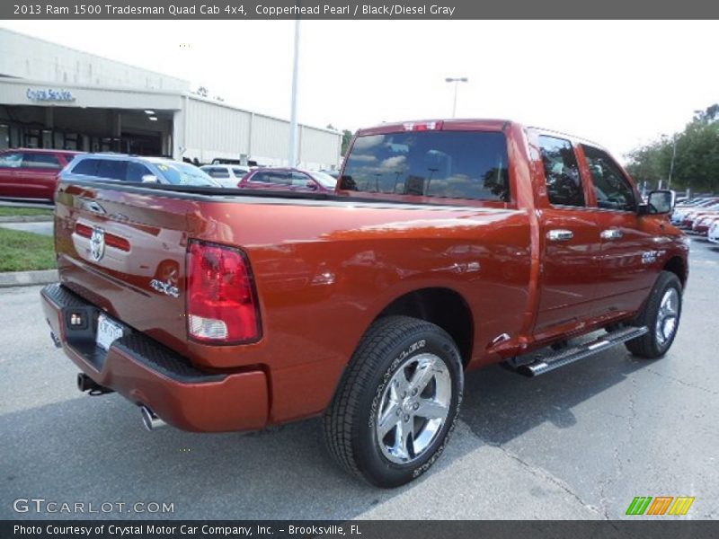 Copperhead Pearl / Black/Diesel Gray 2013 Ram 1500 Tradesman Quad Cab 4x4