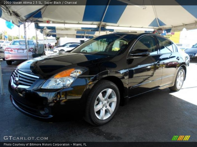 Super Black / Charcoal 2009 Nissan Altima 2.5 SL