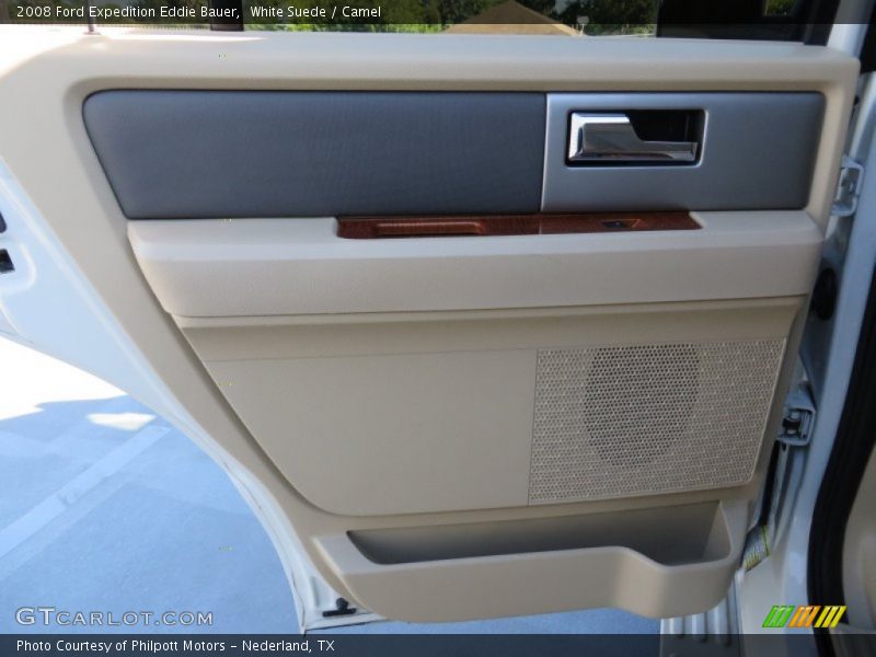 White Suede / Camel 2008 Ford Expedition Eddie Bauer