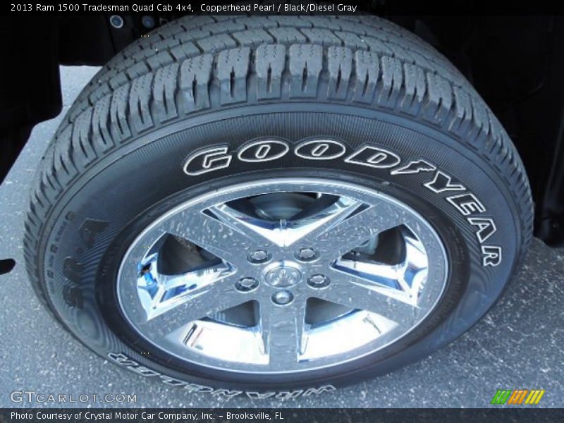 Copperhead Pearl / Black/Diesel Gray 2013 Ram 1500 Tradesman Quad Cab 4x4
