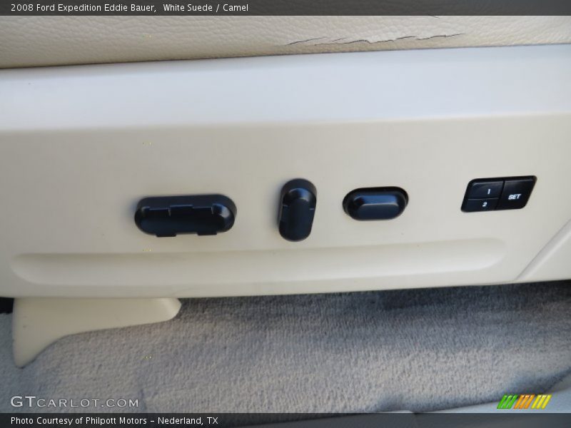 White Suede / Camel 2008 Ford Expedition Eddie Bauer