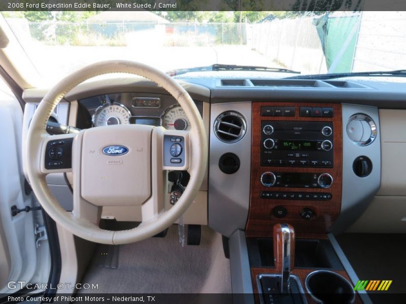 White Suede / Camel 2008 Ford Expedition Eddie Bauer