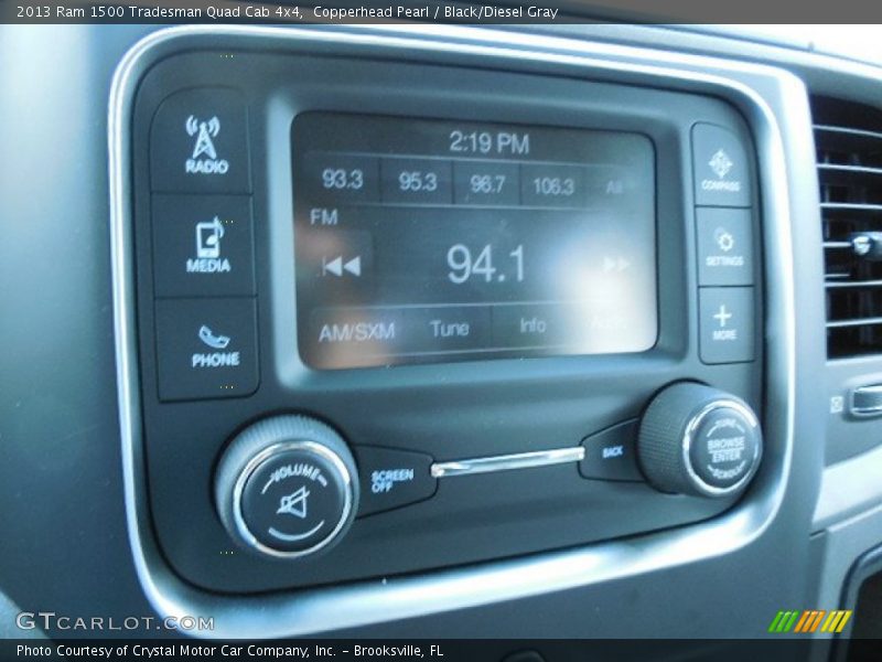 Copperhead Pearl / Black/Diesel Gray 2013 Ram 1500 Tradesman Quad Cab 4x4