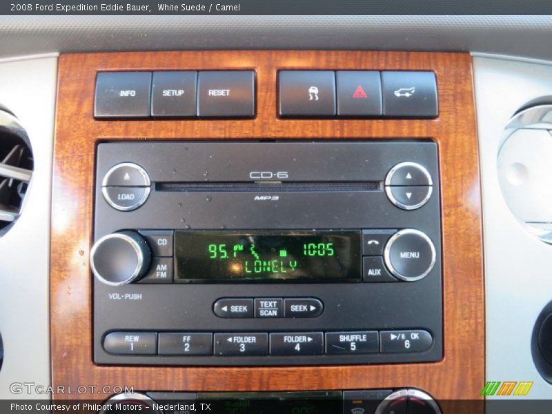 White Suede / Camel 2008 Ford Expedition Eddie Bauer