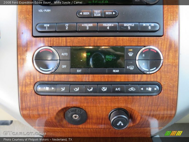 White Suede / Camel 2008 Ford Expedition Eddie Bauer