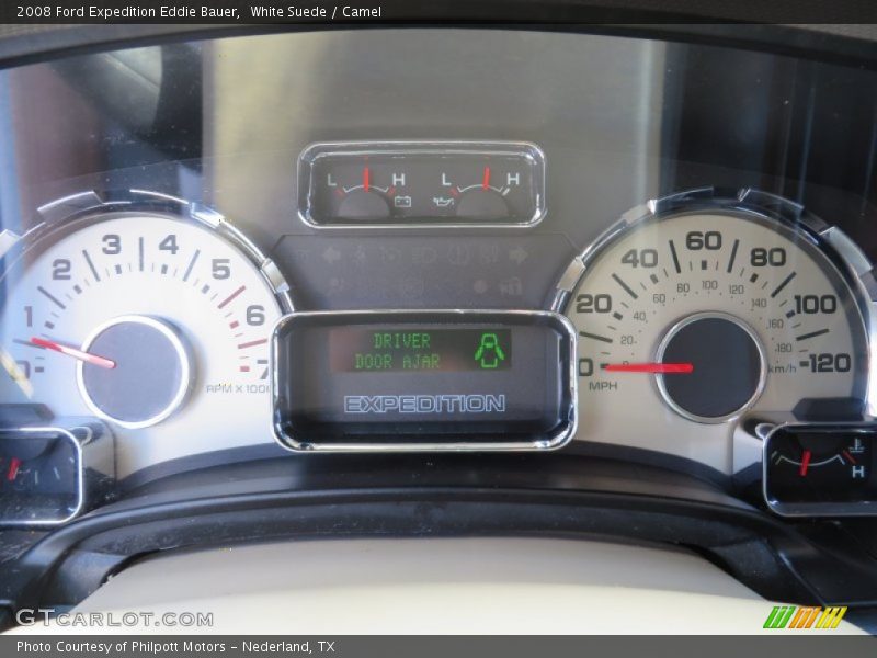 White Suede / Camel 2008 Ford Expedition Eddie Bauer