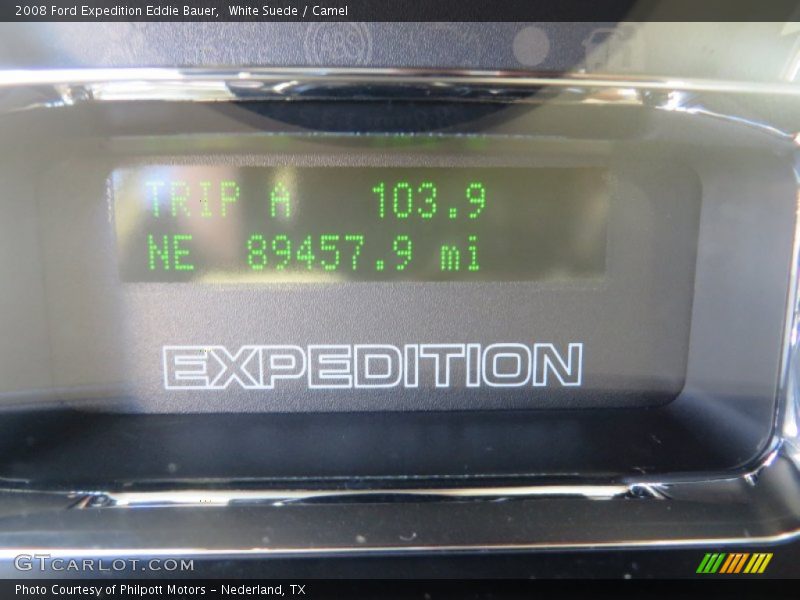 White Suede / Camel 2008 Ford Expedition Eddie Bauer