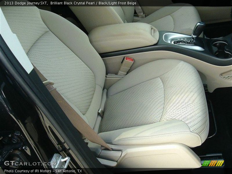 Brilliant Black Crystal Pearl / Black/Light Frost Beige 2013 Dodge Journey SXT