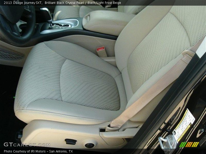 Brilliant Black Crystal Pearl / Black/Light Frost Beige 2013 Dodge Journey SXT