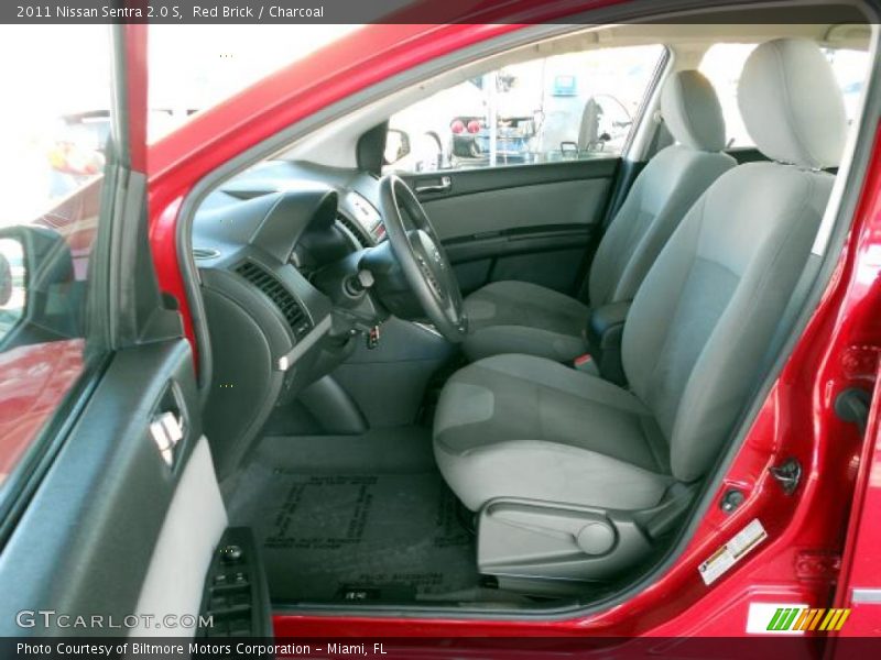 Red Brick / Charcoal 2011 Nissan Sentra 2.0 S