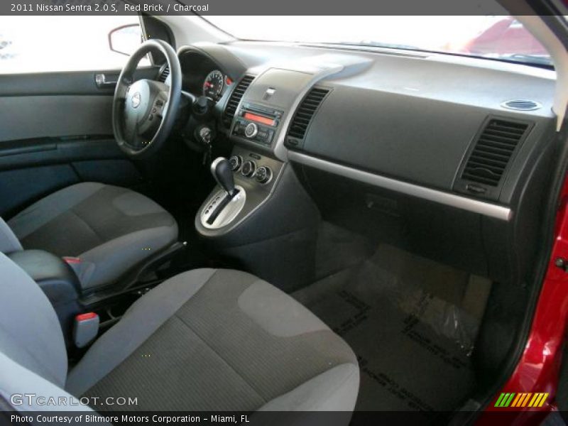 Red Brick / Charcoal 2011 Nissan Sentra 2.0 S