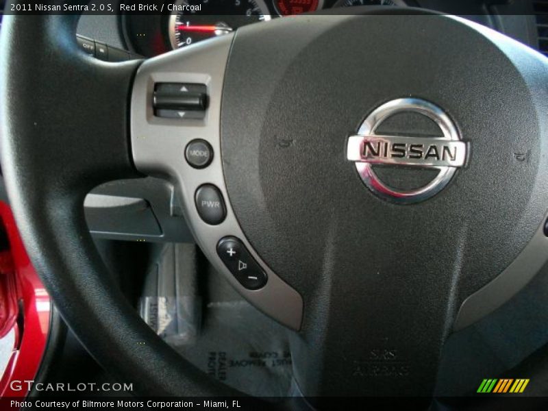 Red Brick / Charcoal 2011 Nissan Sentra 2.0 S