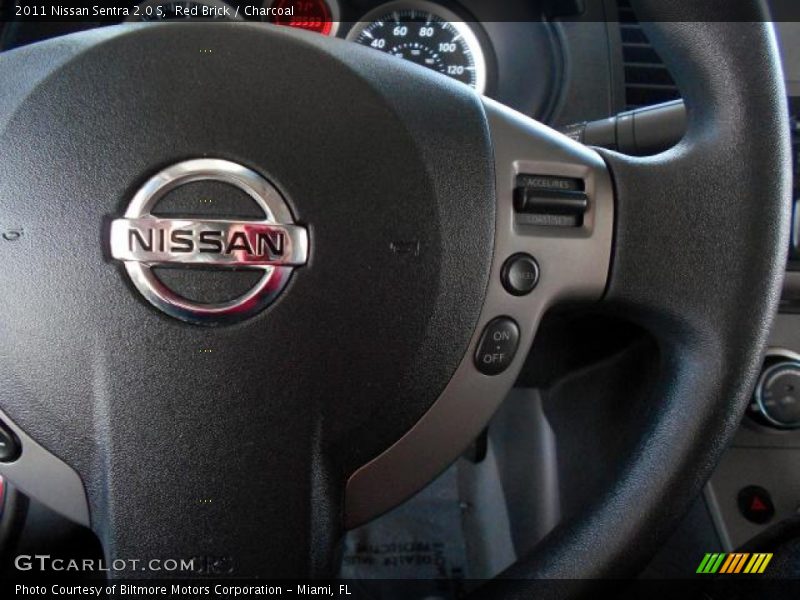 Red Brick / Charcoal 2011 Nissan Sentra 2.0 S