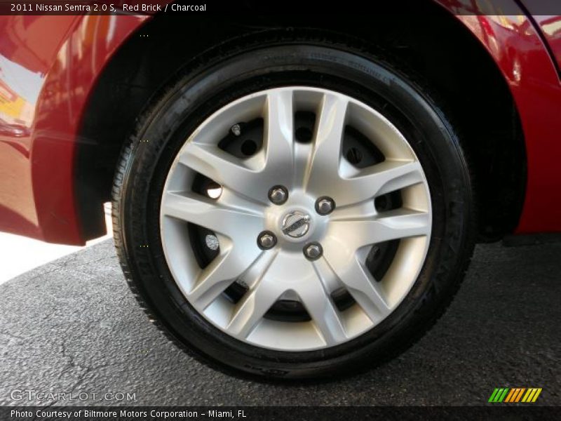 Red Brick / Charcoal 2011 Nissan Sentra 2.0 S