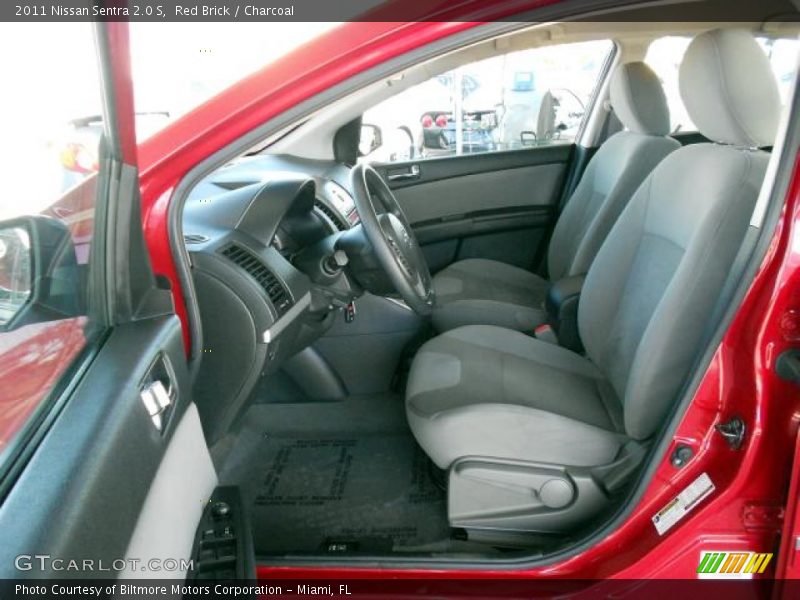 Red Brick / Charcoal 2011 Nissan Sentra 2.0 S