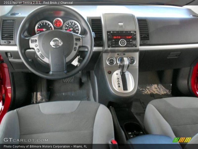 Red Brick / Charcoal 2011 Nissan Sentra 2.0 S