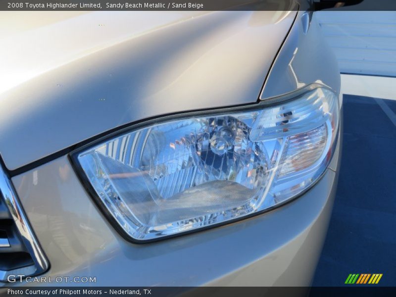 Sandy Beach Metallic / Sand Beige 2008 Toyota Highlander Limited